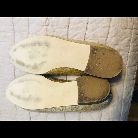 J. Crew Academy Loafer in Metallic Gold #H1872 - Picture 7 of 8